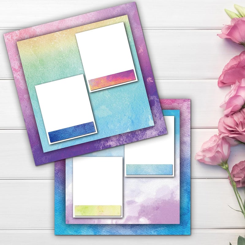 EggSun 48 Sheets Scrapbook Paper 11x11, Watercolor Pattern Decorative Scrapbook Paper for Journals DIY Cards and Photo Albums, Aesthetic Craft Supplies for Kids and Adults - Image 2